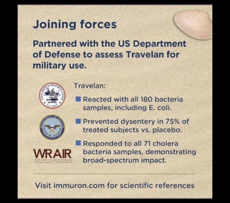 Joining forces travelan